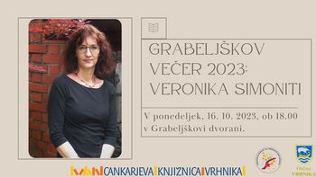Grabeljškov večer 2023: Veronika Simoniti
