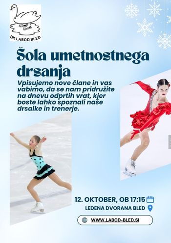 Šola umetnostnega drsanja na (B)ledu!