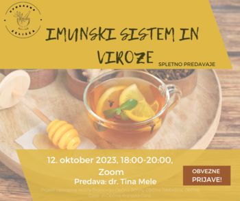Imunski sistem in viroze z dr. Tino Mele