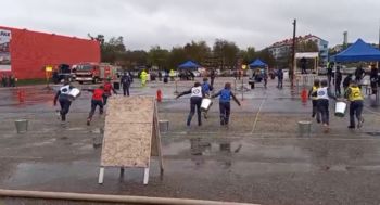 Pionirke PGD Socka med izvedbo vaje