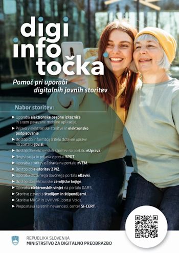 Digi info točke – pomoč pri uporabi digitalnih javnih storitev