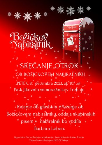 SREČANJE OTROK OB BOŽIČKOVEM NABIRALNIKU