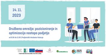 Vabilo na delavnico: Družbena omrežja: pozicioniranje in optimizacija nastopa Vabilo na delavnico: Družbena omrežja: pozicioniranje in optimizacija nastopa