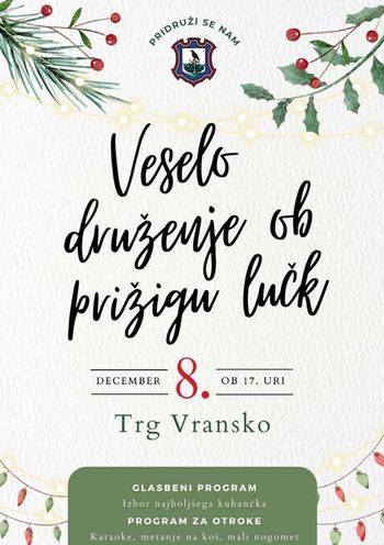 VESELO DRUŽENJE OB PRIŽIGU LUČK
