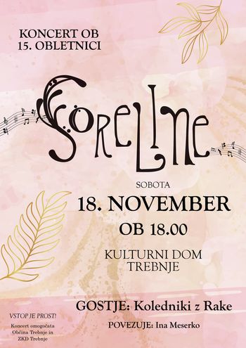 SORELINE - koncert ob 15. obletnici 