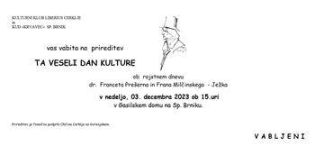 TA VESELI DAN KULTURE