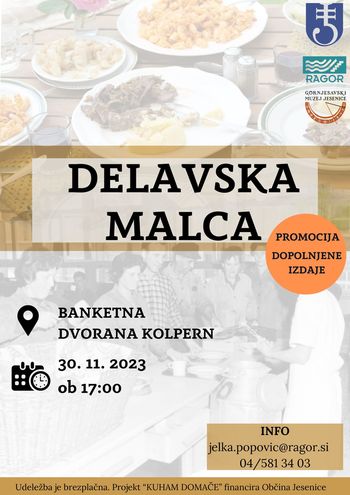 Promocija dopolnjene izdaje Delavske malce - projekt KUHAM DOMAče