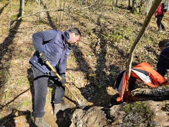 Delovna akcija na poti do Adijevega bivaka in Krožni učni poti Bodika Delovna akcija na poti do Adijevega bivaka in Krožni učni poti Bodika