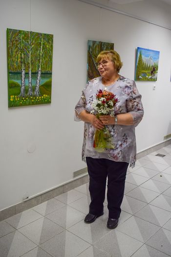 Likovna razstava Marije Oven v Galeriji Krmelj