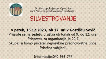Prednovoletno druženje - Silvestrovanje