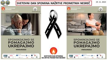 Obeleženje Svetovnega dneva spomina na žrtve prometnih nesreč 