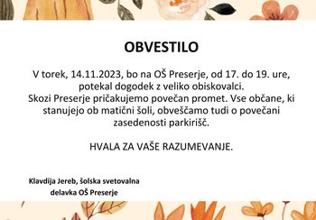 OŠ Preserje - Tržnica poklicev