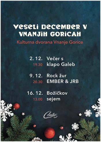 Veseli december v Vnanjih Goricah