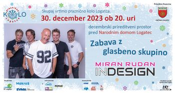 Prednovoletno druženje ob drsališču z glasbeno skupino Miran Rudan INDESIGN
