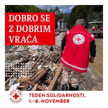 Teden solidarnosti Rdečega križa Slovenije, od 1. do 8. novembra