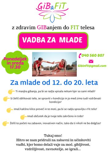 VADBA ZA MLADOSTNIKE