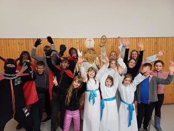 Obisk sv. Miklavža v Škocjanu Obisk sv. Miklavža v Škocjanu