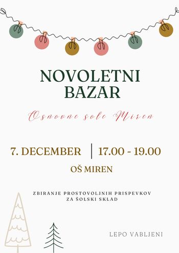 Novoletni bazar