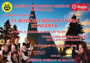 PONOVITEV 17.BOŽIČNO - NOVOLETNEGA KONCERTA NA ROGLI