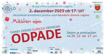 ODPADE - Miklavžev sejem - nov datum - BOŽIČNI SEJEM, 20. 12.