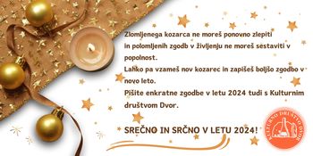 SRČNO, RAZIGRANO IN POGUMNO  LETO 2024