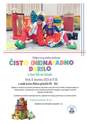 Otroška predstava: Čisto (ne)navadno darilo