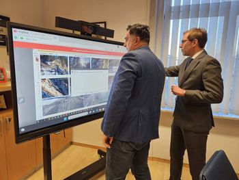 Obisk državnega sekretarja Marka Koprivca na Jesenicah