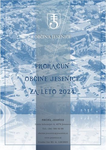 Proračun občine Jesenice za leto 2024