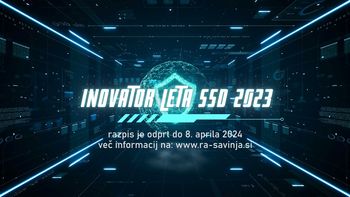 Inovator leta Spodnje Savinjske doline 2023 - razpis je odprt!