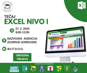 Tečaj Excel (NIVO I in II)