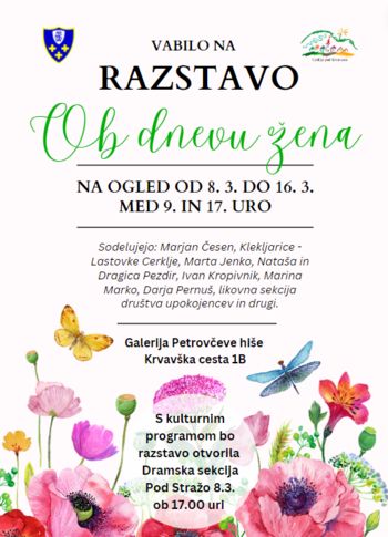 Otvoritev razstave Ob dnevu žena