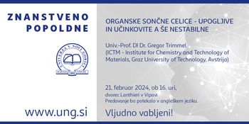 Organske sončne celice – upogljive in učinkovite a še nestabilne