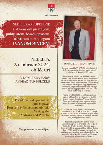 Nedeljsko popoldne z Ivanom Sivcem