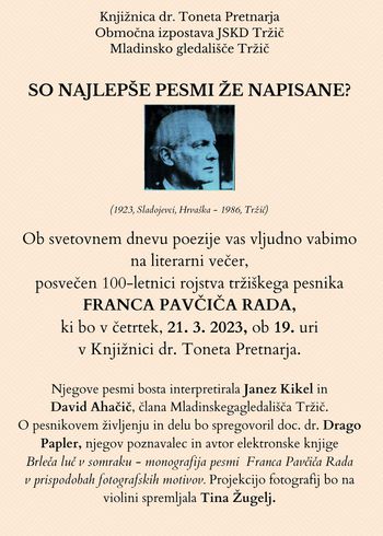 SVETOVNI DAN POEZIJE
