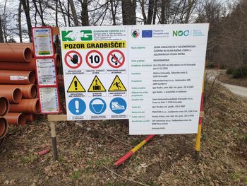Pričela se je gradnja I. etape kanalizacijskega omrežja v sklopu projekta »Javna kanalizacija v aglomeracijah Velika in Mala Račna ter Čušperk«