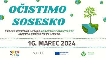 V soboto tradicionalna akcija Očistimo sosesko