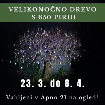 RAZSTAVA: VELIKONOČNO DREVO S 650 PIRHI