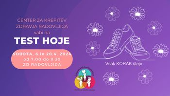 Občinski Test hoje na 2 km