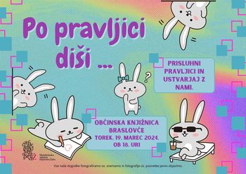 Pravljična ura v Občinski knjižnici Braslovče