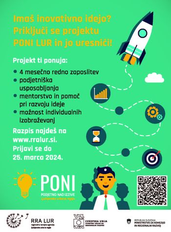 V Ljubljanski urbani regiji ponovno priložnost za razvoj desetine novih podjetniških idej