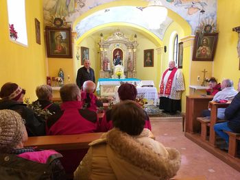 Blagoslov planincev in pohodnikov na Lukovcu