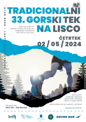 33. Gorski tek na Lisco 