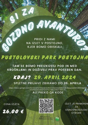 Izlet v Pustolovski park Postojna
