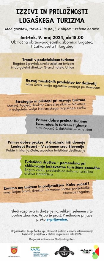 Strokovni posvet: Izzivi in priložnosti logaškega turizma