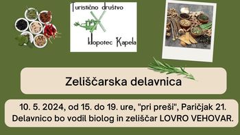ZELIŠČARSKA DELAVNICA