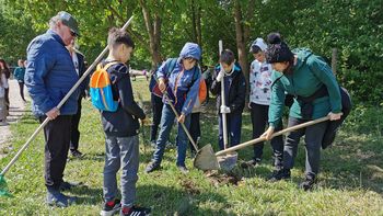 Video novica: V Občini Žalec v sklopu dneva zemlje posadili 130 dreves