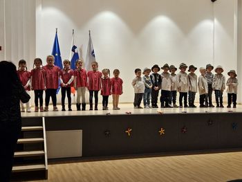 Drobižki prvi nastopili v obnovljenem Kulturnem domu na Hrušici