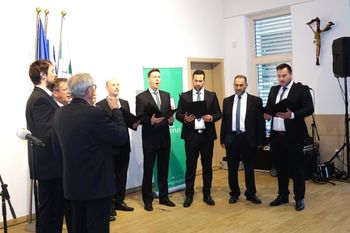 Otvoritev prenovljene ceste v Žalni