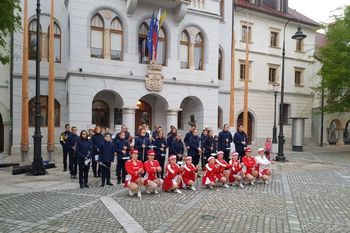 Prvomajska budnica z Mestno godbo Novo mesto
