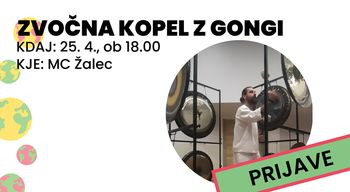 ZVOČNA KOPEL Z GONGI